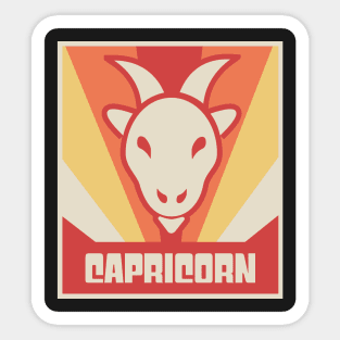 Capricorn – Vintage Astrology Zodiac Sign Sticker